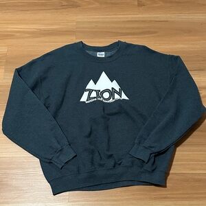 Gildan Charcoal Crewneck Men's Sweater